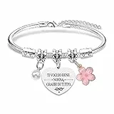 Hightopup Regalo Nonna Braccialetto Donna Regalo Nonna Compleanno Idee per Regali Originali Regalo Festa Dei Nonni Regali Nonna per Compleanno Natale Festa Della Mamma Festa Dei Nonni Ringraziamento