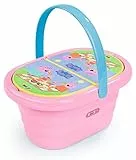 Smoby- Peppa Pig-Cestino da Picnic Wutz Set da Gioco con Servizio da tè Giocattolo (20 Pezzi), con Piatti, Posate, Bicchieri, per Bambini dai 3 Anni Colore: Rosa, 310589
