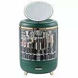 Organizer per trucchi con cassetti, grande contenitore per cosmetici, organizer per cosmetici con specchio, organizer portatile per cosmetici, per cassettiera da scrivania in dormitorio (versione B n