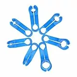 7pcs AC Fuel Line Disconnect Tool Set Transmission Oil Cooler Line Kit di sgancio rapido ABS Blue Fuel Line Removal Tool per veicoli