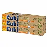 Cuki Carta Forno naturale in fogli 33 x 38 cm - 6 Confezioni da 20 fogli