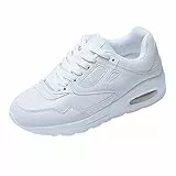 JOMIX Scarpe da Ginnastica Donna Sneakers Casual Sportive Corsa Leggero Fitness Running Camminata Cuscino Air Respitabile SD138-13 (Bianco, 40)