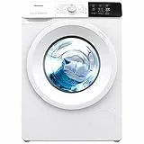Hisense WFGE90141VM Lavatrice a Carica Frontale, 9kg, 1400 RPM, Inverter, Vapore, Bianca, Nuova Classe Energetica B