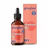Vitamina B12 Gocce, 1000µg al giorno, Integratore per Dieta Vegan & Vegetariana, 2 Forme Bioattive + Metil- e Adenosilcobalamina