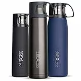 720°DGREE Bottiglia Isotermica Isolamento “Follow” – 700ml | Thermos per bibite caffè e tè Caldo | Thermocafe Acciaio Inox