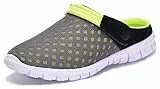 Eagsouni Uomo Donna Zoccoli Spiaggia Giardino Pantofole Scarpe da Mare Estate Sandali Scarpette Unisex Clogs Sabot Ciabatte, Verde, 45 EU