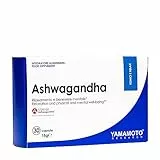 YAMAMOTO RESEARCH, Ashwagandha KSM-66 30 Capsule, Integratore Alimentare con 600 mg di Ashwaganda, Ottimale per il Benessere Mentale e Fisico, Alta Concentrazione