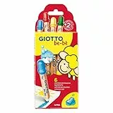 GIOTTO be-bè F469600 Jumbo - Confezione da 6 matite colorate