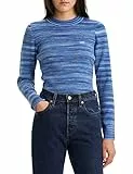 Levi's Crew Rib Sweater, Maglione Donna, Tonal Blue Space Dye, S