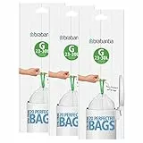 Brabantia Taglia G 246265 - Sacchetti per rotolo, 30 litri, 3 pezzi