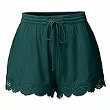 Pantaloni Cravatta Pantaloni Corda Yoga Pezzi Donna Pantaloncini in Pizzo Plus 2 Taglia Leggings Pantaloni Sportivi Find Uomo, Nero , XXXXL