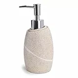 MSV Maula-Dispenser per sapone liquido, in poliresina, colore: beige