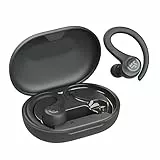 JLab Go Air Sport - Cuffie Bluetooth Sport Running, Auricolari Sport, Resistenti al sudore IP55, 32ore di riproduzione Bluetooth, Suono personalizzabile EQ3, Chiamate Chiare C3, Cuffie in ear, Grafite