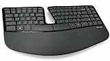 Microsoft L5V-00013 Sculpt Ergonomic Desktop - Set Tastiera e Mouse Wireless, Layout Italiano QWERTY, Nero