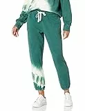 The Drop Dina, Pantaloni Sportivi in Pile, Orlo con Elastico da Donna, Verde Scuro, XXS