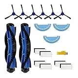 MIKONG Kit accessori per Cecotec Conga 1090 Connected Force 1090 Connected 1090 Robot aspirapolvere Parti di ricambio 17 confezioni Spazzola principale e filtro e spazzola laterale e panno per mop
