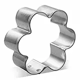 JOY STORE Formine per biscotti in acciaio inox. Taglia biscotti a forma di fiore. Set di 3 pezzi.