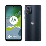 Motorola moto e13 (batteria 5000 mAH, Dolby Atmos Stereo Speakers, 13MP, 2/64 GB espandibile, Display 6.5' HD+, Dual SIM, Android 13), Cosmic Black