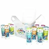 Bubble World - STITCH Party Pack - 12 flaconi di bolle - 60ml - Tubetti monocolore e soffiatore integrato - Perfetto per feste di compleanno per il tuo bambino e i suoi amici - Made in Italy
