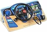 Melissa & Doug Vroom & Zoom Volante Giocattolo Per Bambini E Simulatore Di Guida | Giochi Interattivi Educativi Metodo Montessori 3 Anni + |