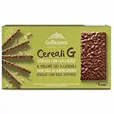 Galbusera Riso su Riso Snack con Riso Soffiato Ricoperto di Cioccolato; 150 g