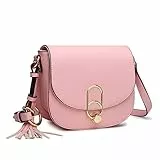 Miss Lulu Borsa a tracolla da donna Borsa a tracolla con chiusura a chiave (Rosa)