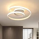 Comely Lampada da Soffitto LED, 36W Plafoniera LED Moderna per Camera da Letto, Lampadario Led Luce Calda 3000K per Soggiorno Cucina Bagno Corridoio