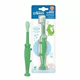 Dr. Brown's Crocodile spazzolino da denti per bambini, verde