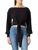 Pinko Bovolone Blusa Crepe De Chine, Camicia da donna Donna, Z99_nero Limousine, 40