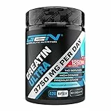 Creatine Ultra Caps - 420 capsule con 1250 mg ciascuna di creatina monoidrato pura - Premium: Ultrafine + Mesh Factor di 200 - Dose elevata