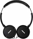 Philips SHL5005/00 Cuffie Auricolari On Ear con Cavo (Suono Grandioso, Microfono integrato, Leggera Stanghetta in Acciaio, Richiudibili Piatti), Nero