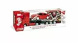 Mondo 63456 Radiocomando Camion Mercedes Actros e Auto Mercedes AMG GT in Scala 1:24 con Batterie Ricaricabili Incluse