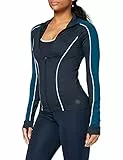 AURIQUE Giacca Donna, Blu Marino Scuro, 46