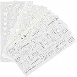 CHENEVER 6 fogli Adesivi per unghie 5D Adesivi per unghie in rilievo stereoscopico Adesivi per unghie a farfalla con fiori di pizzo incisi Design per unghie Decorazione per unghie artistiche