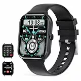 Smartwatch Uomo Donna con Effettua/Risposta Chiamate, 1.95'' HD Smart Watch Contapassi Cardiofrequenzimetro SpO2 Sonno, Fitness Tracker con 100+ Modalità Sport, Impermeabile IP67 per Android/iOS