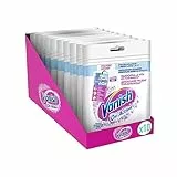 Vanish Polvere Bianco Splendente, Smacchiatore per Capi Bianchi in polvere, 10 Confezioni da 300 g di Smacchiatore per Bucato, Additivo Lavatrice Multiazione senza Candeggina