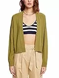 edc by ESPRIT 043cc1i301 Maglione Cardigan, 325/Pistachio Green, S Donna