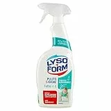 Lysoform Spray Tutto in 1 Classico, Spray Disinfettante Superfici, con Agente Pulente di Origine Naturale, Fragranza Biodegradabile, Adatto per Uso Quotidiano, 700 ml