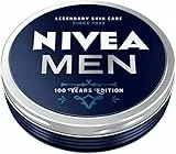 NIVEA MEN Crema 100 anni Retro Edition (75 ml), crema nutriente per la pelle per un'idratazione intensa, cura della pelle per uomini, ideale per corpo, viso e mani