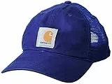 Carhartt Cappello Posteriore in Rete di Tela Cappellino da Baseball, Scout Blu, Taglia Unica Uomo