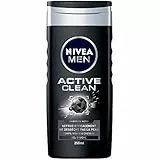 Nivea Men - Gel doccia Active Clean, edizione limitata Marqueinhos PSG, 250 ml
