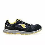Utility Diadora Run Text Low S1P Src Esd, Scarpa Antinfortunistica Unisex - Adulto, Blu (Dark Navy/Dark Navy), 43 EU