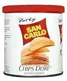 San Carlo Chips Dore' Classico Patatine Cialda Dorata, Ondulata e Croccante Mini Tubo 45g