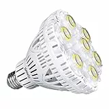 SANSI 40W Lampadina a LED E27, 350W equivalente, Lampadina LED 5000K luce bianca fredda, 5500lm, Non dimmerabile, Con adattatore da E27 a E40