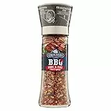La Drogheria 1880, Linea Macinelli Premium BBQ, Pork & Ribs, Insaporitore Mix Piccante e Speziato, con Peperoncino e Pepe Nero, per Aromatizzare Piatti a Base di Carne di Maiale, Formato da 105 gr