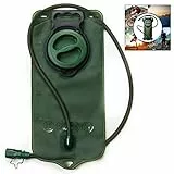 iPobie Sacca Idratazione,2L Sacca d'acqua a Prova di Perdite e Duratura per Correndo, Campeggio, Passeggiata,Verde