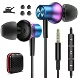 3,5mm Cuffie per Smasung Galaxy A14 A13 A23 A52S A12 A72 A51 A71 A42 A32 S10 F14, Auricolari in-ear con Microfono Cuffie con Filo per xiaomi redmi note 12 11 Pro+ 11S 10 10S Pixel 5a OnePlus OPPO