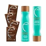 Malibu Hard Water Wellness Treatment Kit, 9 oz Shampoo, 9 oz Conditioner and 0.17 Hard Water Treatment by Malibu Wellness