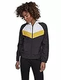 Urban Classics Giacca A Vento da Donna A 3 Toni, Multicolore (Black/White/Chromeyellow 01302), S