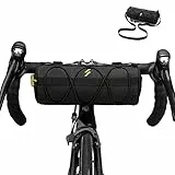 ROCKBROS Borsa Bici da Manubrio, Borsello Anteriore per MTB Bicicletta, Grande Capacità 2,4L, con Corda Elastica, Installazione Facile, Accessori Bici